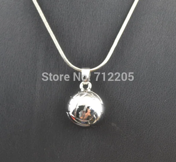 Модное Спортивное ожерелье для волейбола с родиевым покрытием и змеиной