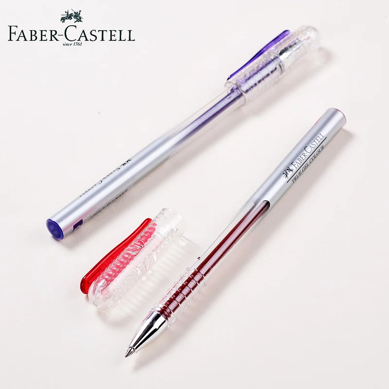 Гелевая ручка Faber Castell 0 5 мм 12 шт. с двойным шариком для сверхгладкого письма