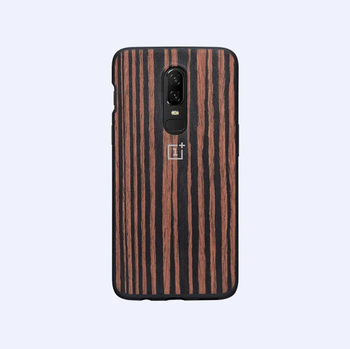 100% оригинальный силиконовый нейлоновый карбоновый чехол OnePlus 6 / 5 песчаник для One