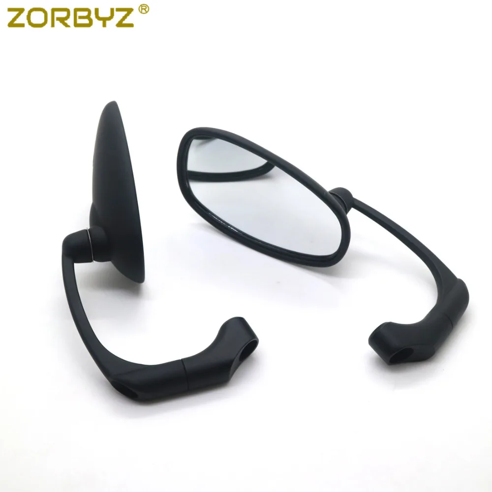 ZORBYZ мотоцикл черный l-бар Ретро овальное боковое зеркало заднего вида для GN/CG кафе гонщик на заказ