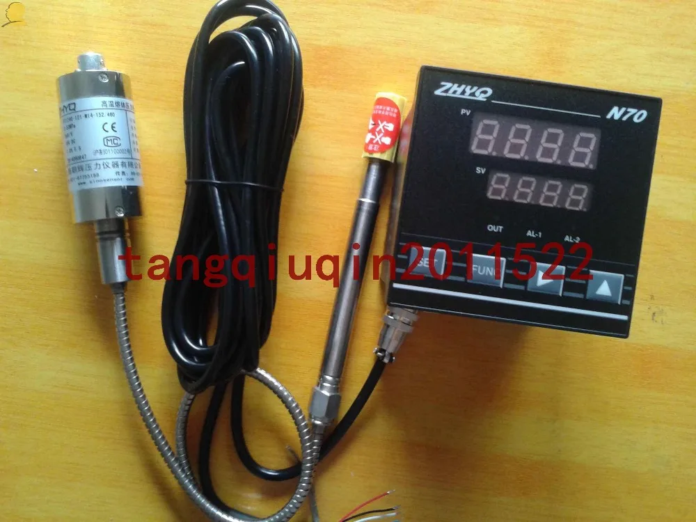 

1%fs 2mVV 24VDC M14X1.5 5-core High Temperature Melt Pressure Sensor Instrument Set PT124G-121-50MPA-M14+N70