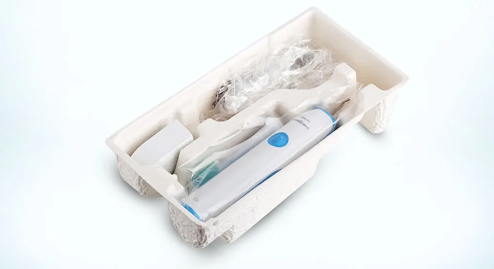 Philips электрическая зубная щетка Sonicare HX3216 перезаряжаемая с 4 сменными щеточными головками водонепроницаемое использование до 10 дней