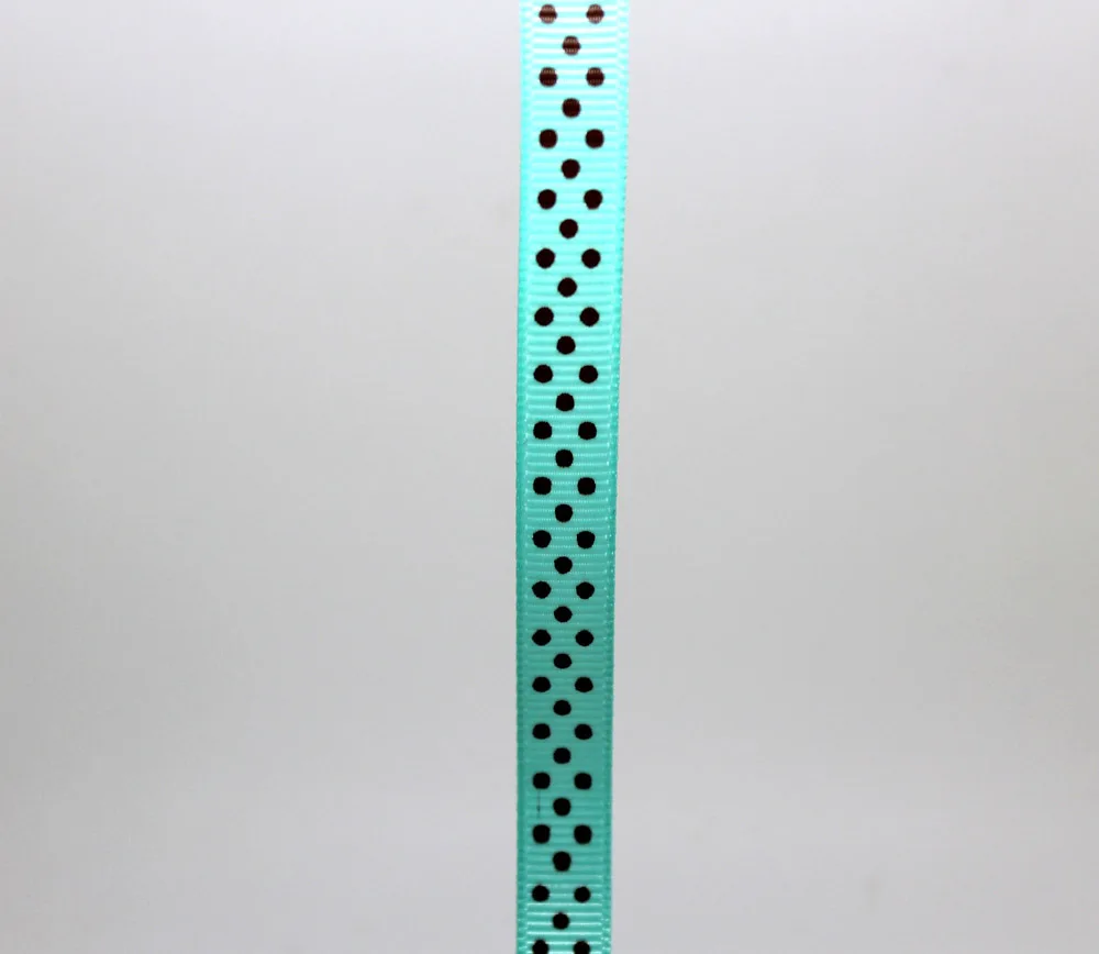 PPC038 3/8&quot 9mm Grosgrain Ribbon Printed Polka Dots 50yards/roll | Дом и сад