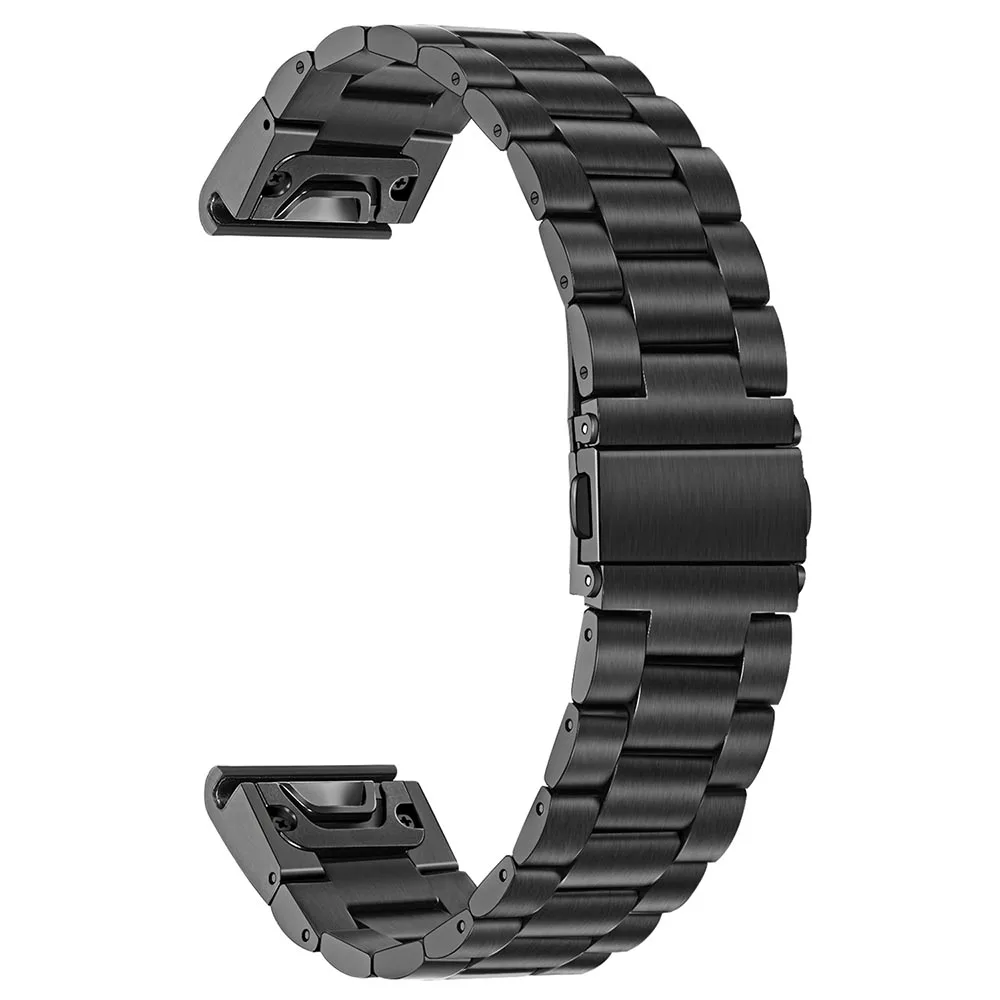Ремешок из нержавеющей стали для наручных часов Garmin Fenix 5X/5X Plus/3/3 HR/тактикс Bravo/Quatix