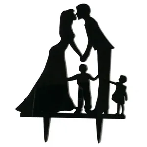 Акриловые Mr& Mrs Жених и невеста свадебный торт Топпер украшения для праздника 8 видов стилей опционально - Цвет: as it shows