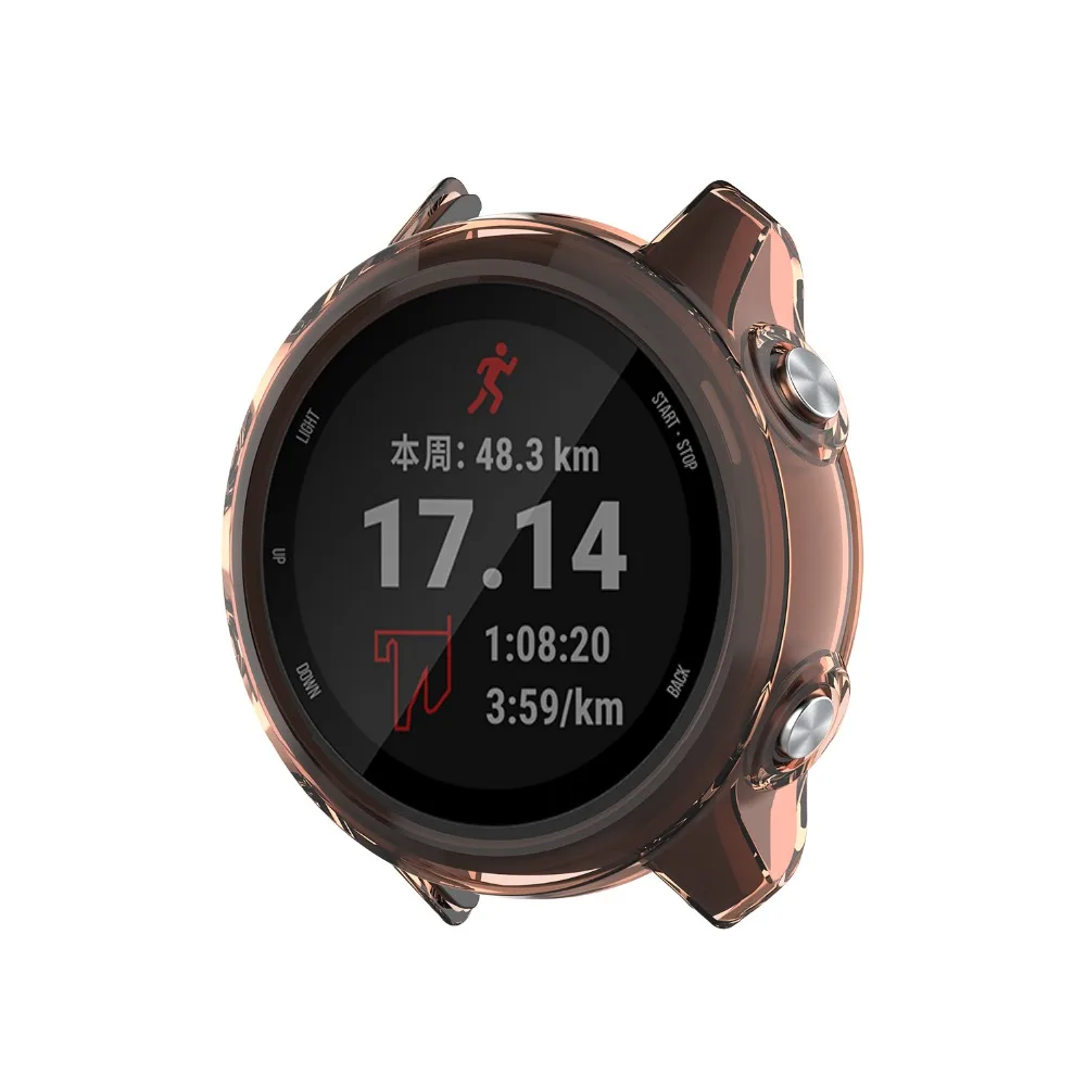 ТПУ защитный чехол для Garmin Forerunner 245M 245 Защитный чехол оболочка Смарт часы браслет Цветной защитный чехол