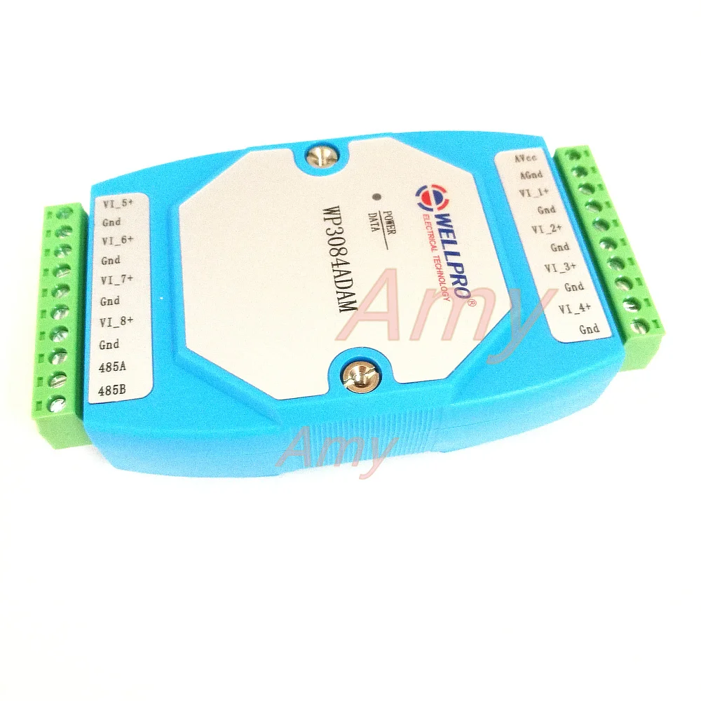 0 10 в аналоговый входной модуль сбора напряжения RS485 MODBUS связь|communication module| |
