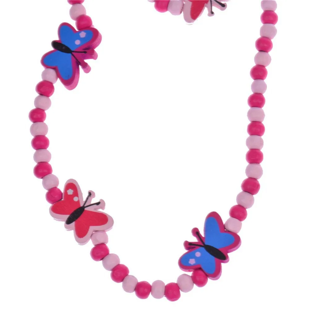 Детский костюм комплект ювелирных изделий для девочек с бабочкой милый