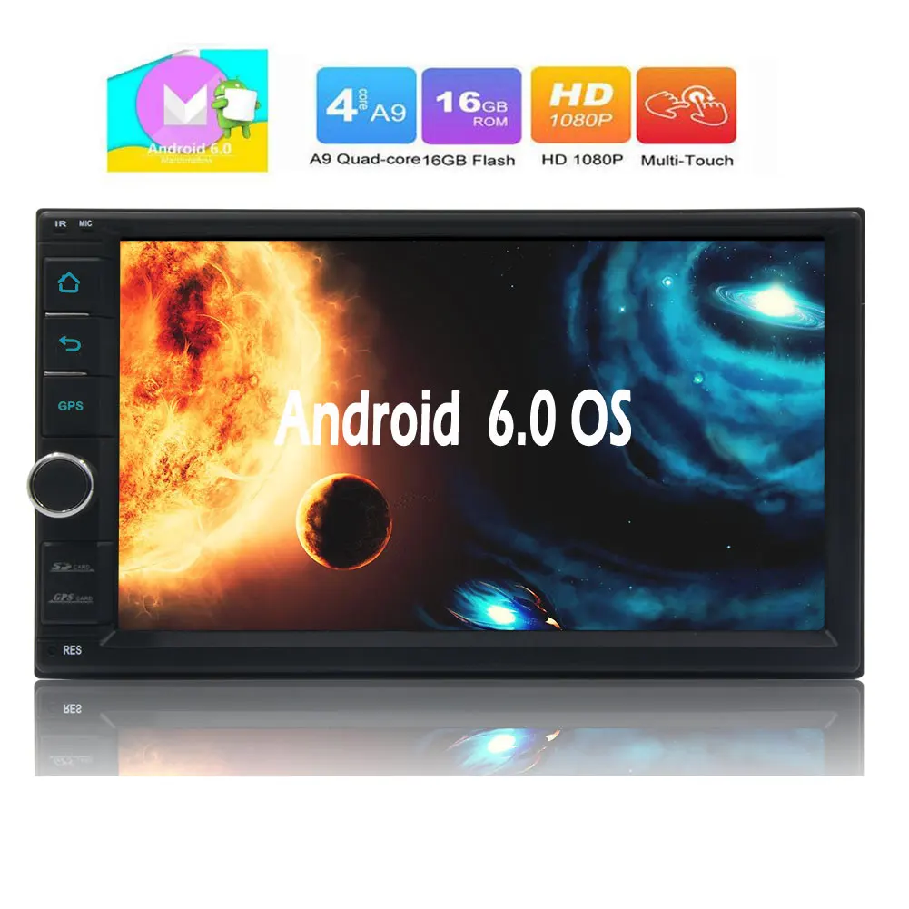 Автомагнитола 2 Din Android In Dash GPS SAT Bluetooth навигация 7 &quotHD сенсорный экран MP5