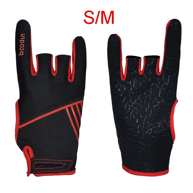 Red S-M Кроссовки 1 пара для мужчин и женщин, перчатки для боулинга, Нескользящие мягкие спортивные перчатки для боулинга, перчатки для боулинга, варежки для боулинга, Аксессуары Для Боулинга - Цвет: Red S-M