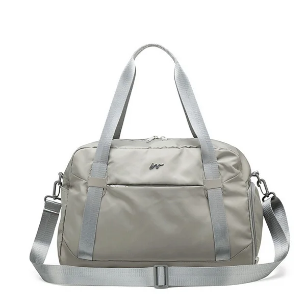 Gray L Foldable Travel Bags Women Clothes Packing Cubes Organizer Luggage Trolley Duffle Independent Shoes Handbag Accessories Supplies - Цвет: Gray L