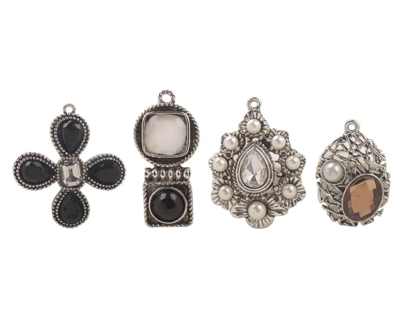 

20pcs Of Tribal Style Jewelry Charm Pendants For Necklace