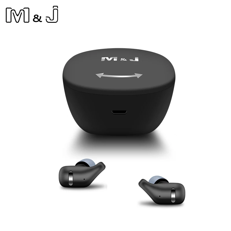 M &amp J наушники-вкладыши TWS с бизнес Bluetooth 5 0 наушники беспроводные 3D стерео