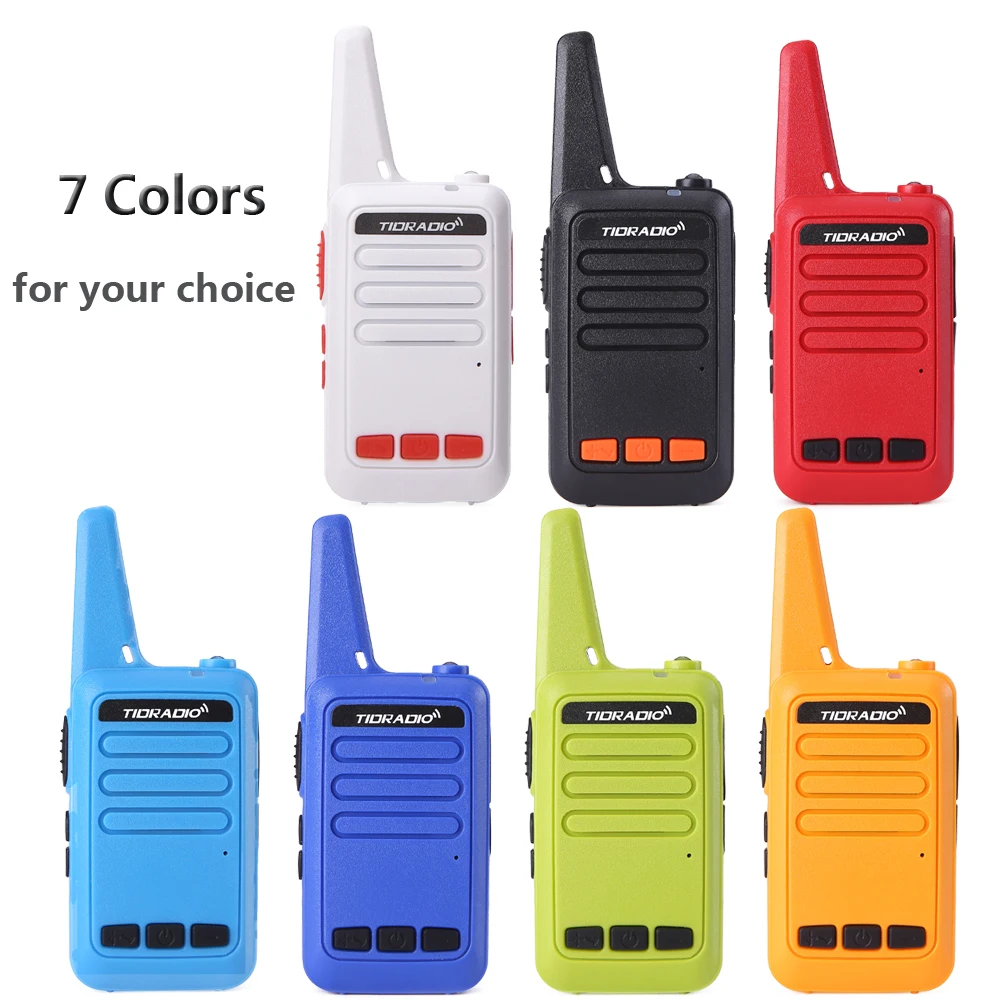 4 шт./компл. TIDRADIO Mini Walkie Talkie для детей TD-M9 UHF 400-480 МГц 16 каналов с функцией VOX CB Radio |