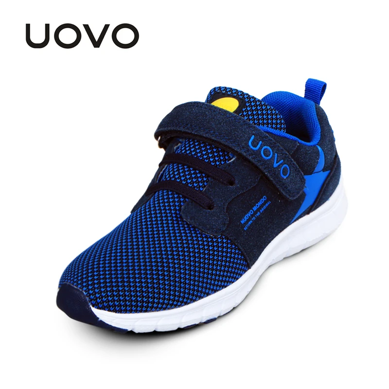 

UOVO Spring Kids Fashion Breathable Mesh Children Sneakers For Boys And Girls Sport Running Shoes Size #27-37