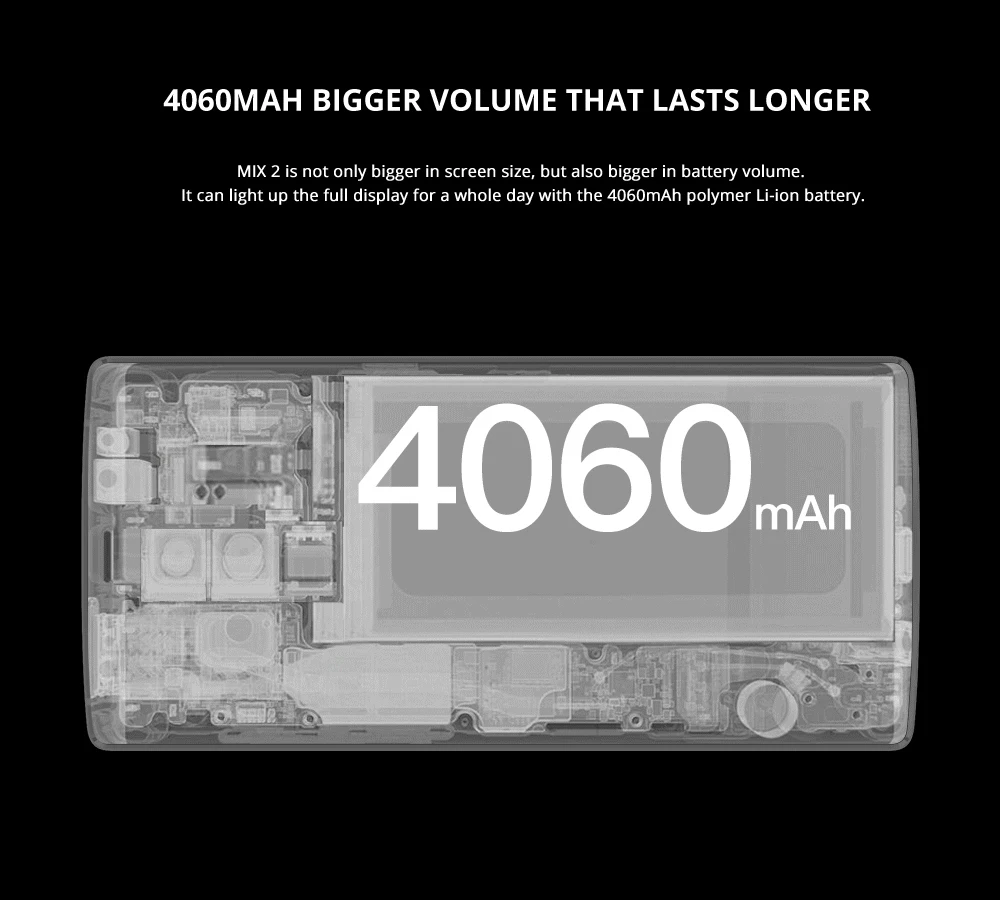 DOOGEE Mix 2 6 ГБ Оперативная память 64 Гб Встроенная память Helio P25 Octa Core 5,99 ''FHD+ безрамочный экран смартфон Quad Камера 16,0+ 13,0 Мп 8,0+ 8,0 Мп Android 7,1 4060 мАч