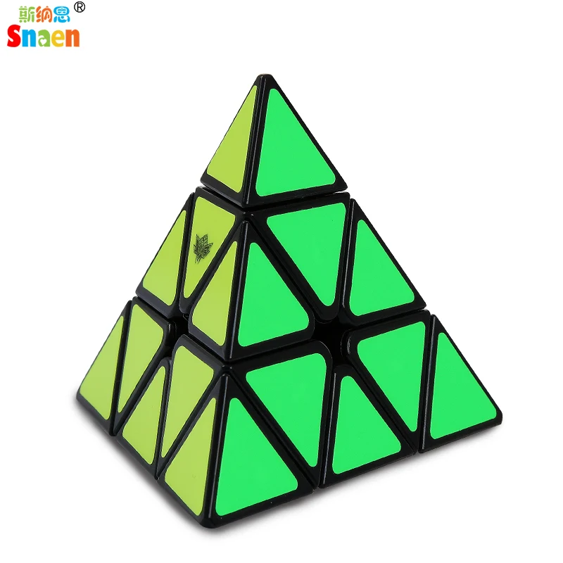 Snaen Пирамида Stickerless скорость куб Треугольник куб головоломка Professional Cubo Magico развивающие игрушки подарки для детей