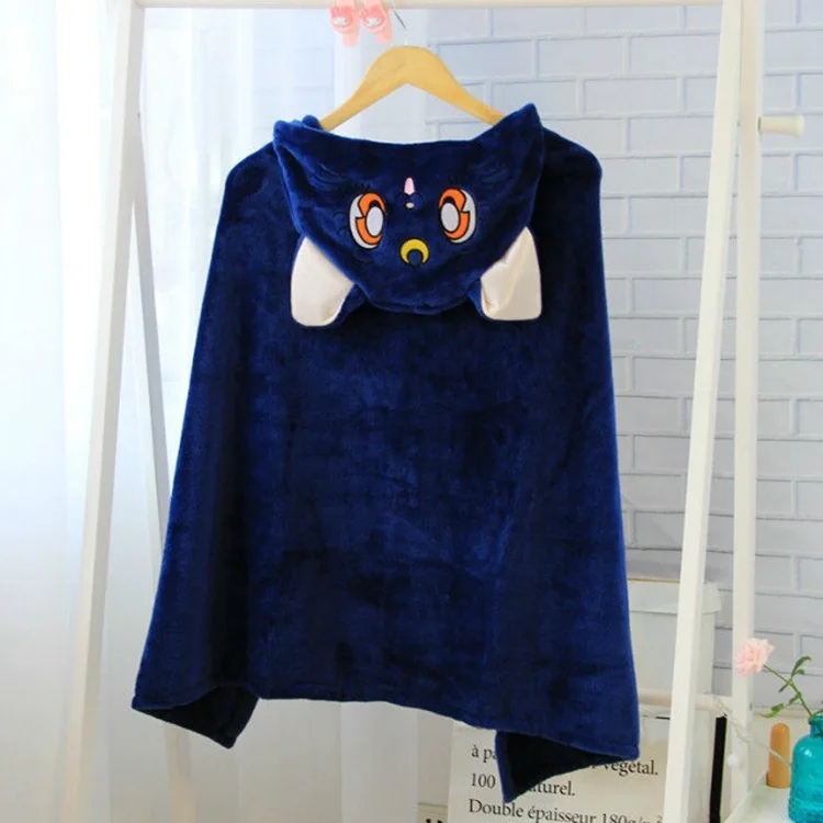 2018 New Fashion Warm Sailor Moon Cloak Girls Womens Cotton Anime Cosplay For Halloween |