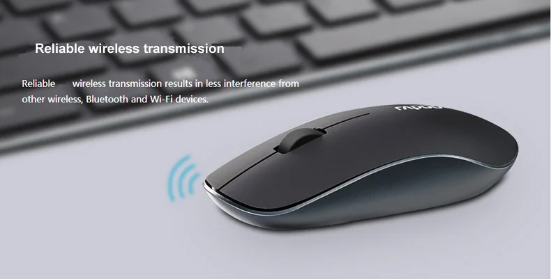 Rapoo 9300P 4,9 мм Ультра тонкая портативная Бесшумная беспроводная клавиатура и мышь, русский покупатель с бесплатной русской наклейкой на клавиатуру