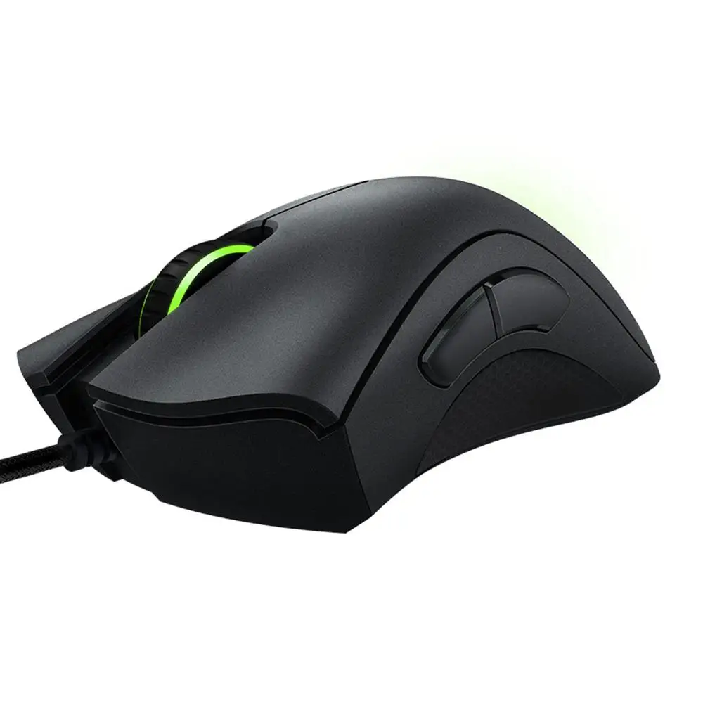 Проводная игровая мышь razer DeathAdder 2000 dpi три цвета подсветки или зеленая подсветка