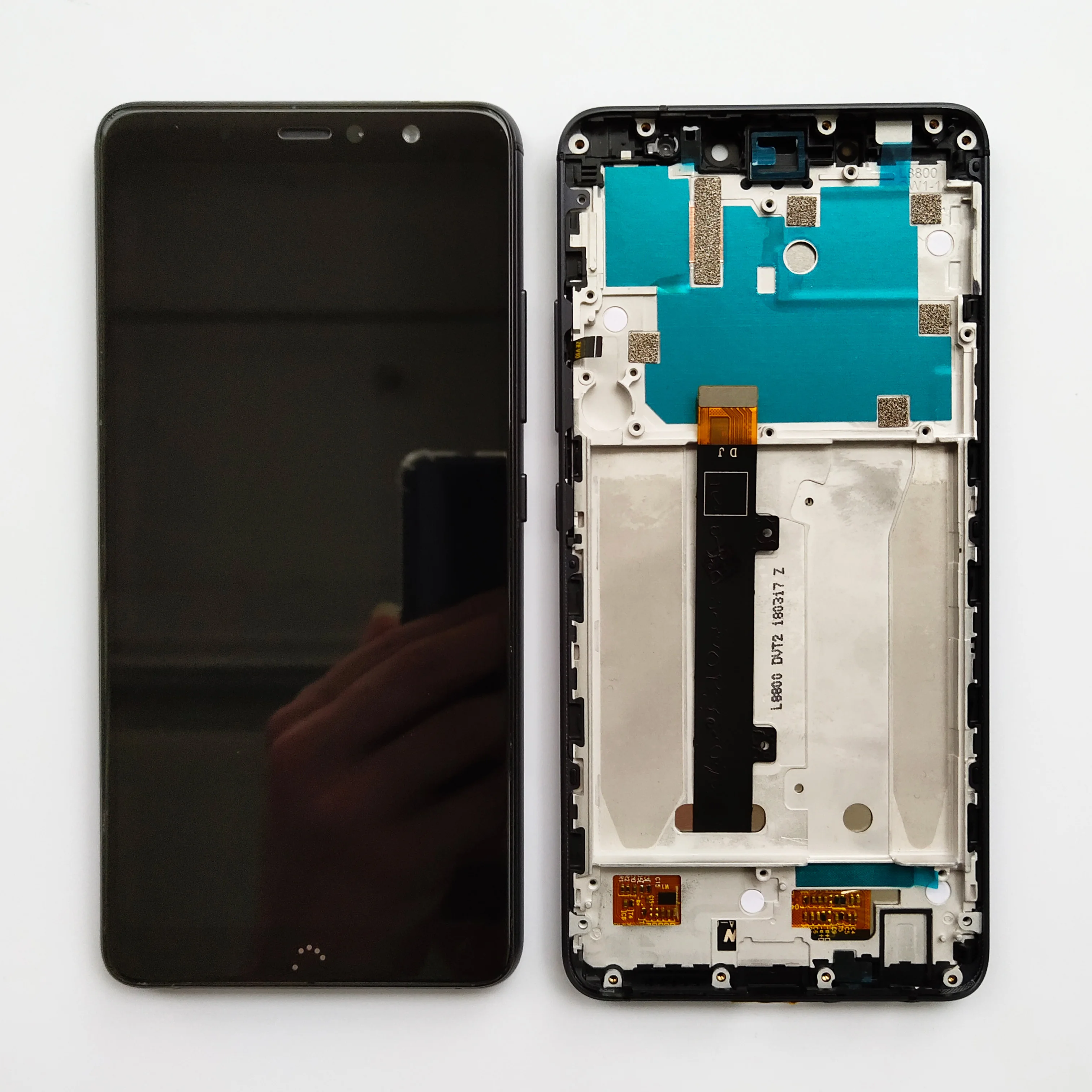100% тестирование белый/черный 5 6 дюймов для BQ Aquaris X2 / Pro ЖК-дисплей дисплей +