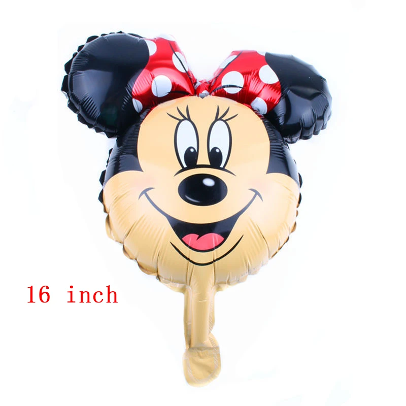 1pc red min Для девочек Минни Маус День рождения тема украшения Дети День Рождения Бумажный мультяшный стаканчик и тарелка салфетка баннер - Цвет: 1pc red min