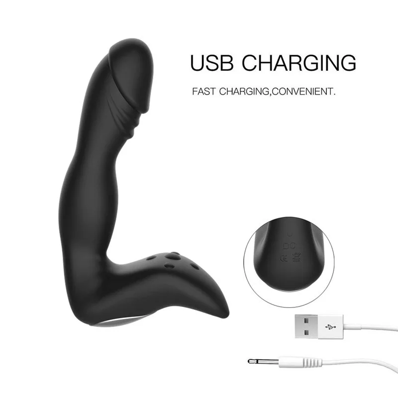 10-частотный вибратор для массажа простаты беспроводной пульт дистанционного