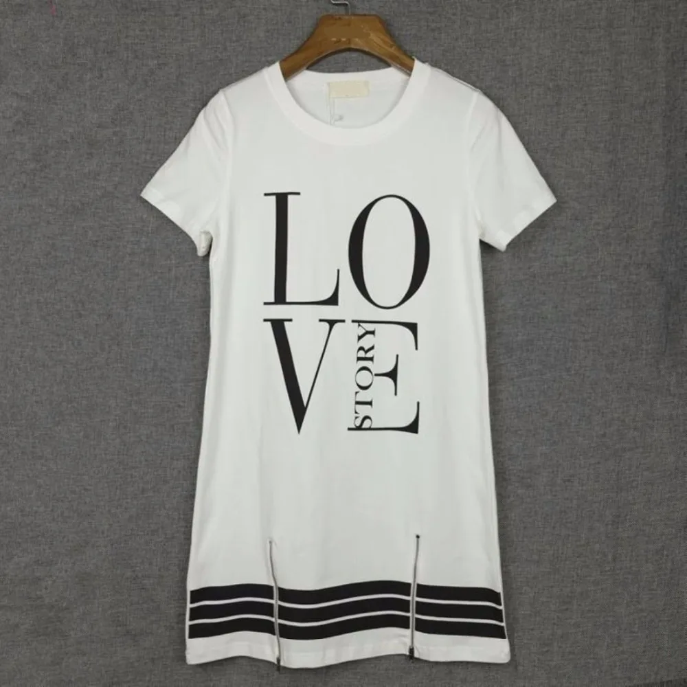 Gaeshow S-XL Harajuku летняя футболка Для женщин модная LOVE Story с печатными буквами топы