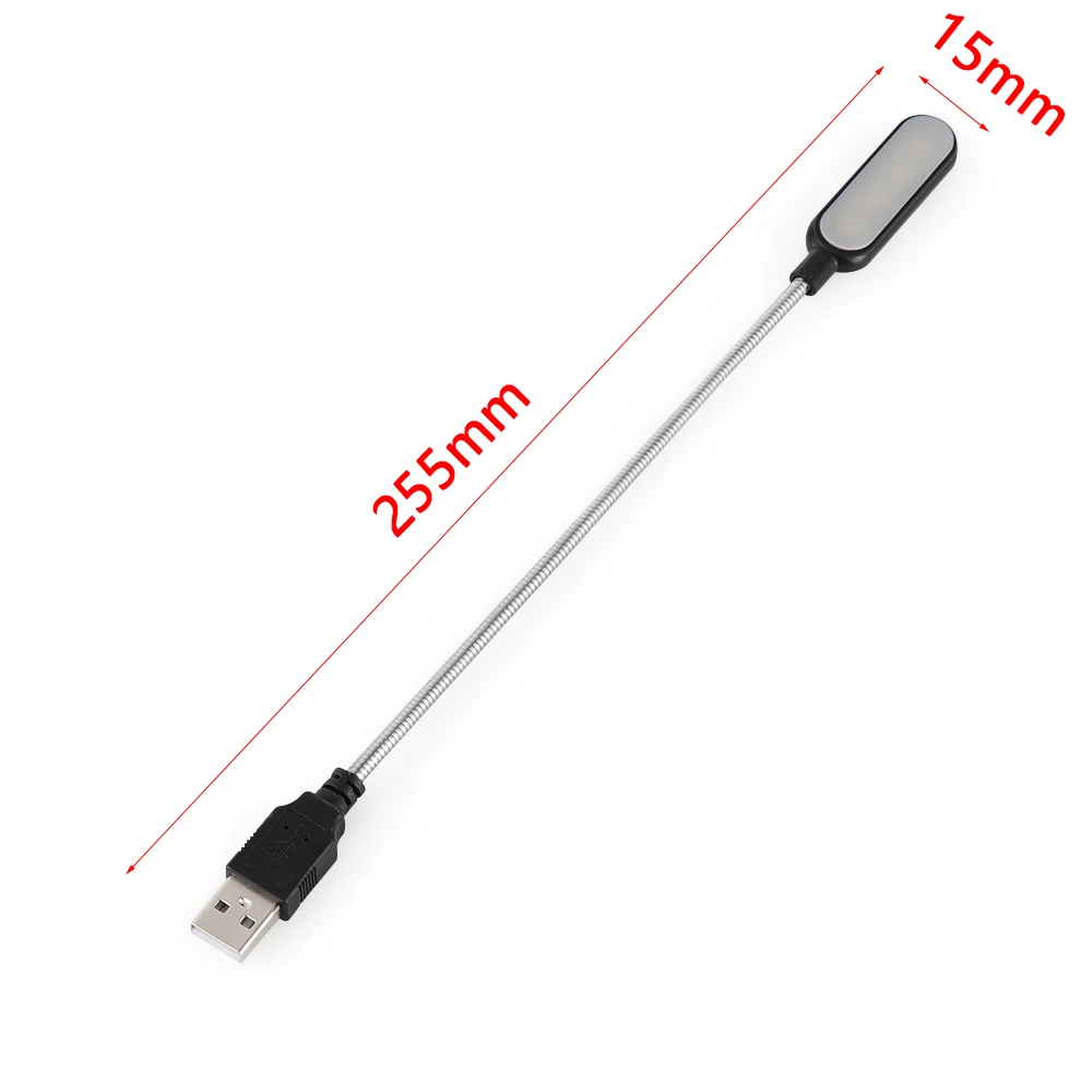 1 шт. мини светильник с 4 светодиодами и USB подсветкой гибкая яркая компьютерная