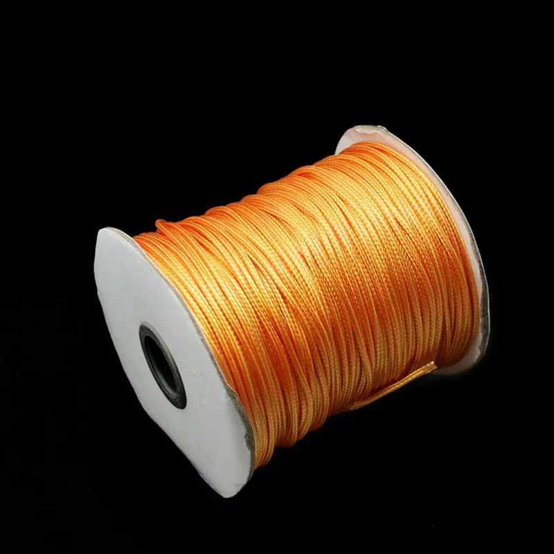 5 метров 2 мм вощеная нить хлопок шнур веревка ремень Ожерелье Веревка бисера