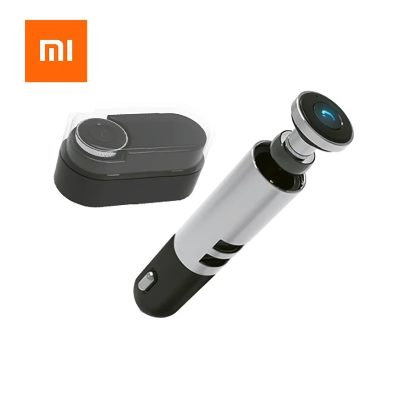 Xiaomi оригинальная COOWOO Автомобильная bluetooth гарнитура hands free беспроводной телефон