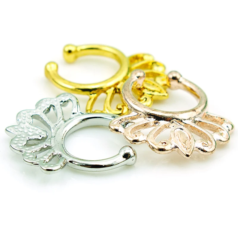 Кольцо для носа из нержавеющей стали 3 цвета|body jewelry|nose ringnose stud |