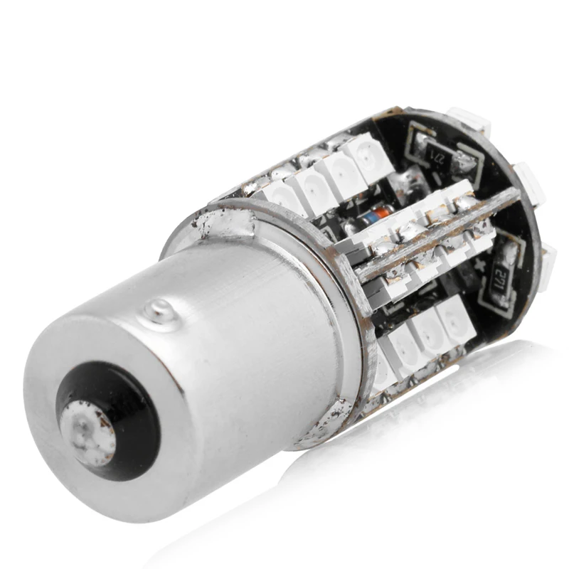 12В DC 1156 3528 44 SMD светодиодные лампы тормоза лампа Canbus ОШИБОК красный qyh|Сигнальная