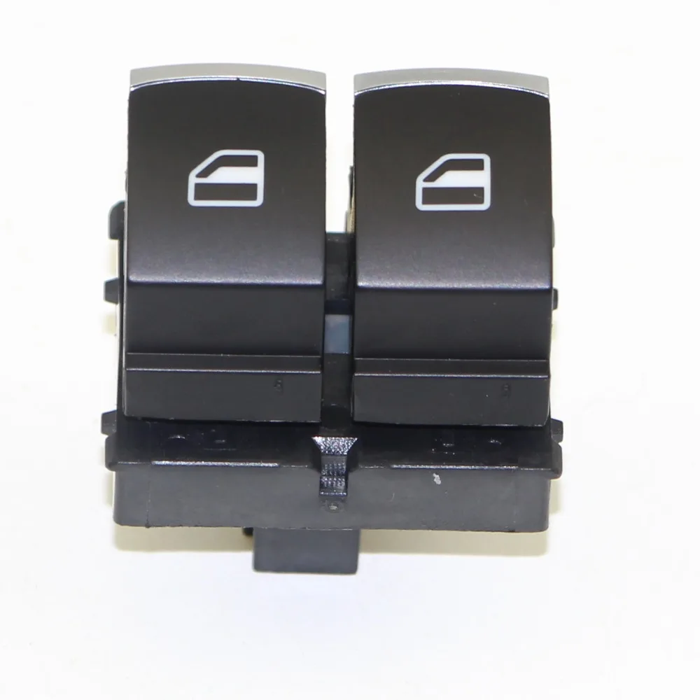 4 шт. хромированный переключатель стеклоподъемника для VW Golf 5 Touran Passat CC Caddy Tiguan 5K3 959