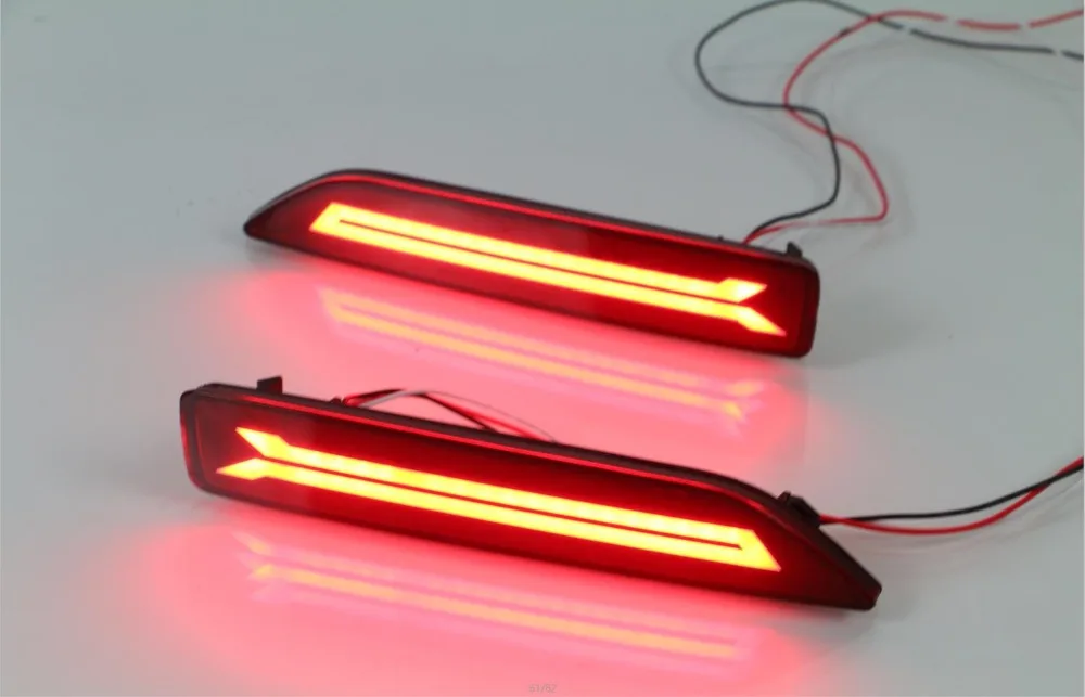 Car flashing Multi-function LED Reflector Lamp Rear Fog Bumper Light Brake For Honda BRV BR-V 2015 2016 2017 2018 |