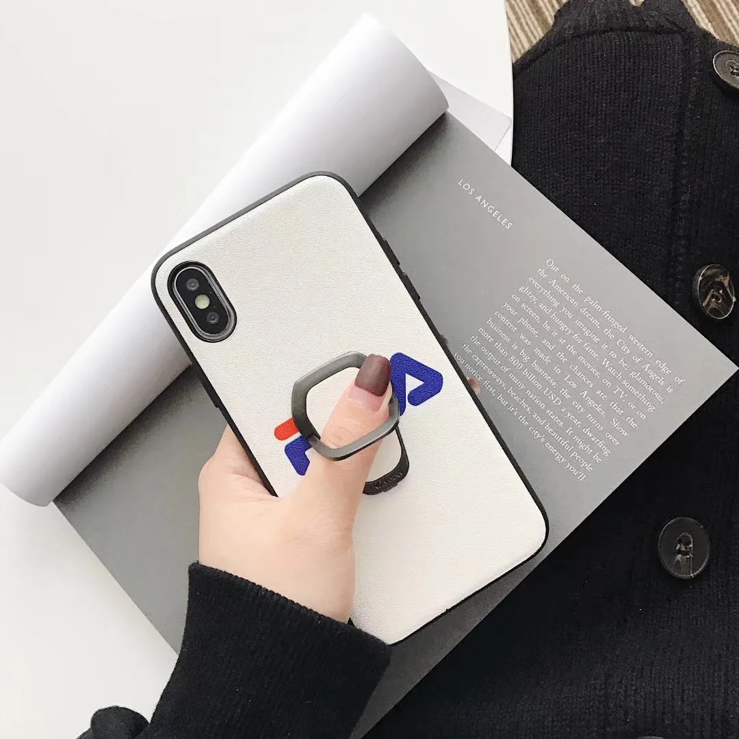 Италия Элитный бренд спортивные шелк телефон Поддержка случае для iPhone 6 6S 7 8 Plus X xs