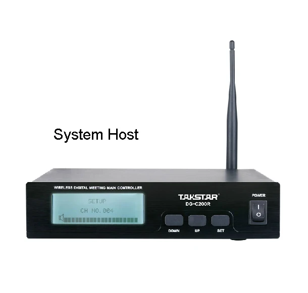 Takstar DG C200 11 человек стол конференц микрофон система 2 4G Цифровая беспроводная