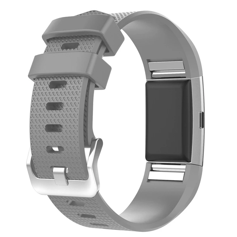 YUEDAER 11color розовый ремешок для браслета Fitbit Charge 2 браслет на запястье мягкий силиконовый ремень с металлической пряжкой Для Fitbit Charge2