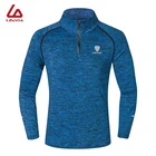 Мужская Беговая куртка со светоотражающим воротником-стойкой, Джерси с длинными рукавами, топ для фитнеса и спорта на открытом воздухе, спортивная одежда для тренировок в тренажерном зале и велоспорта