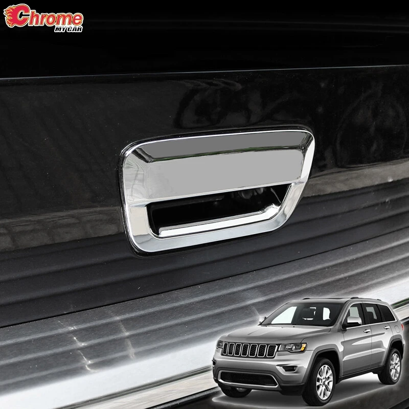 Для Jeep Grand Cherokee WK2 задние ворота накладки на дверные ручки багажника хромированная Накладка для автомобиля литье аксессуары