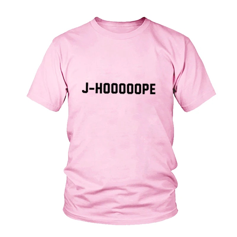 

J-HOOOOOPE JHOPE T-Shirts Women Fashion Tees Short Sleeve Tumblr Tops Casual Female TShirt Letter Print O Neck Fashion Clothes