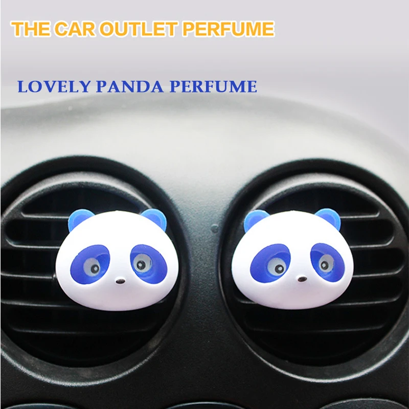 Автостайлинг 1 пара автомобильная парфюмерия в розетку парфюм виде панды для Peugeot