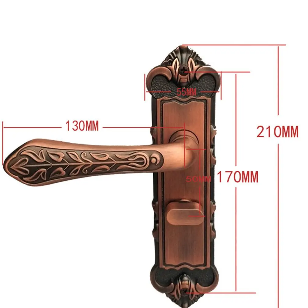 Цинковый сплав Материал медный замок Медь клавиша компьютера комнатные двери