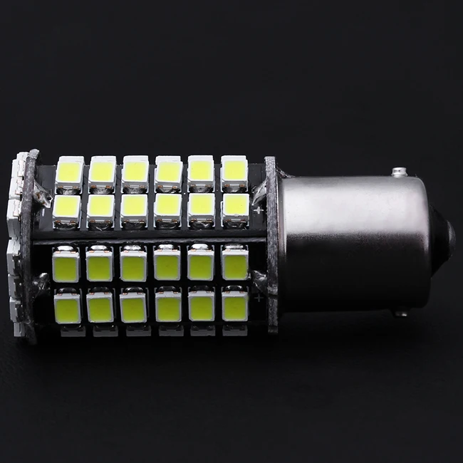 FORAUTO белый светодиодный светильник источника сигнала поворота поиска 80SMD 1156 AC/DC 12V