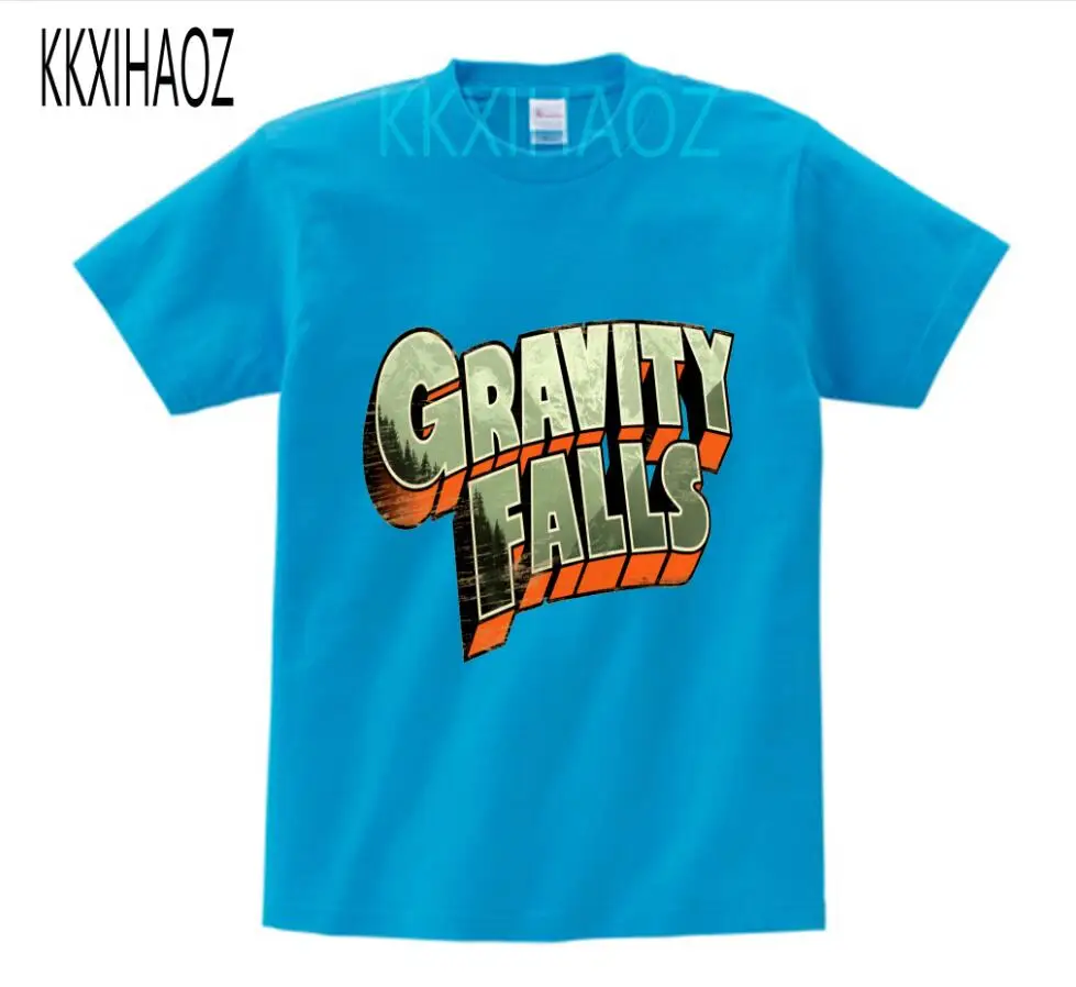 Gravity футболка c изображением круга с шифром аниме шифр счета косплей футболка с коротким рукавом Детская летняя футболка для девочек и мальчиков одежда с круглым вырезом футболки N - Цвет: blue childreT-shirt