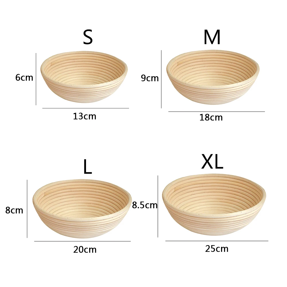 Оптовая продажа круглая корзина для брожения хлеба|for kitchen|bread baguettepastry tools |