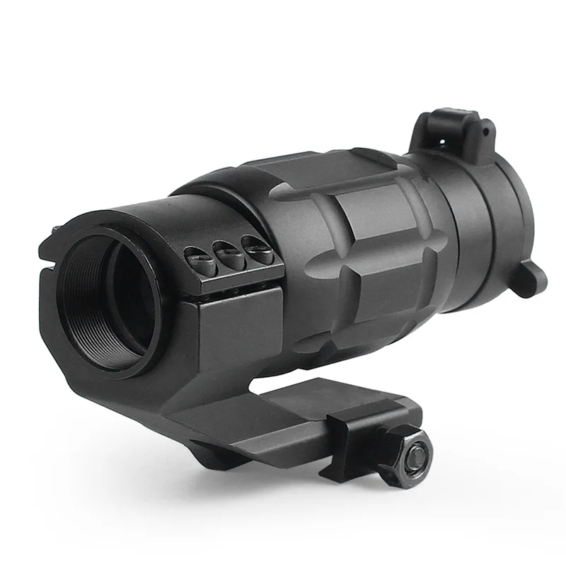

Tactical 3x25MM Magnifier Riflescope Optics Rifle Scope fit 20MM Rail w/ Protect Cover for Airsoft Hunting HT6-0069