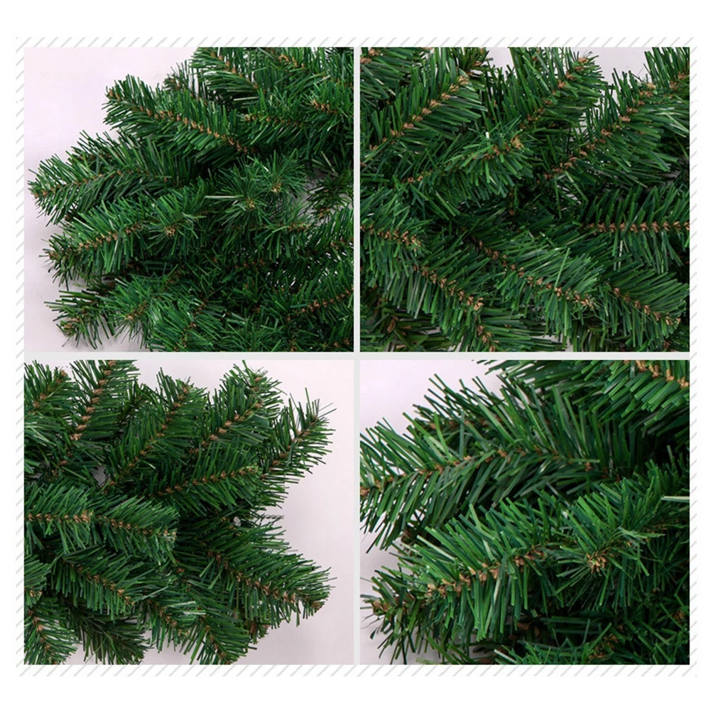 Рождественская гирлянда из ротанга, Рождественский орнамент, Рождественский венок, 2,7 метров, украшение для дома, обмотка перил и ламп