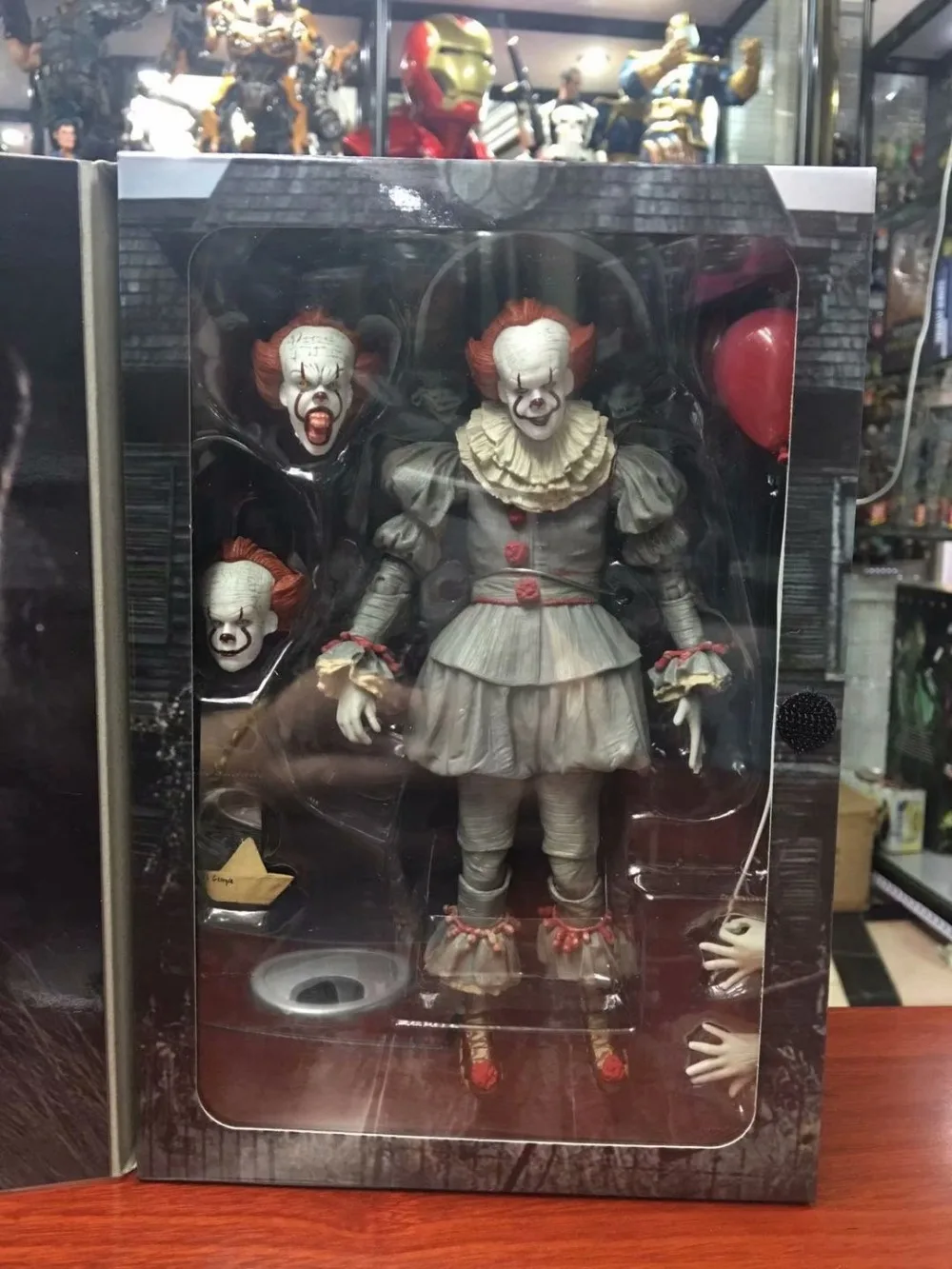 Тип NECA Стивен Кинг это Pennywise ужас ПВХ фигурка игрушка кукла рождественский подарок для детей