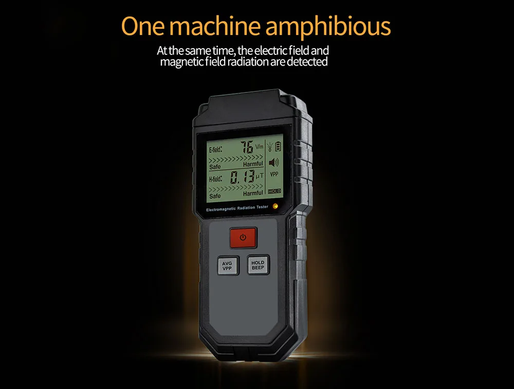 Детектор электромагнитного излучения защита поля EMF тестер цифровой измеритель излучения измерение для компьютера телефона